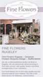 Mobile Screenshot of fine-flowers.co.uk